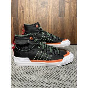 Adidas Originals Nizza Hi DL 9.5 Black Green Red Orange White Men Shoes GZ2653